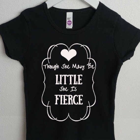 Items similar to Little girls T-shirt, Fierce shirt, Gifts for girls ...