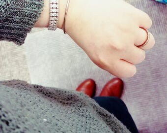 Sterling Silver Cubic Zirconia Bracelet