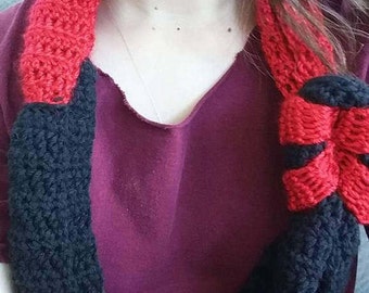Braided knot infinity scarf