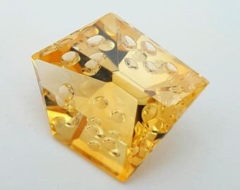 Citrine Fantasy Cut Flawless Gemstone