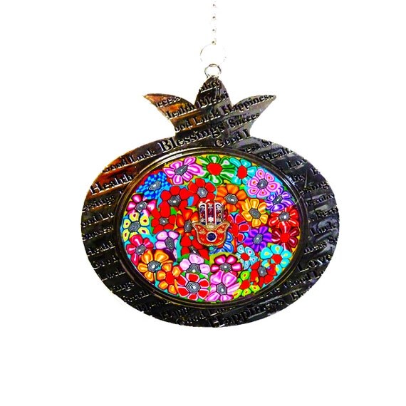 Wall hanging pomegranate Jewish art Jewish symbol Judaica