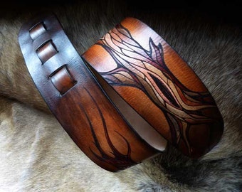 Guitar Strap, Bass Strap, Enchanted Tree, Tree Lover, 3 inches