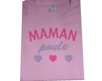 Maman Poule Pink T-shirt