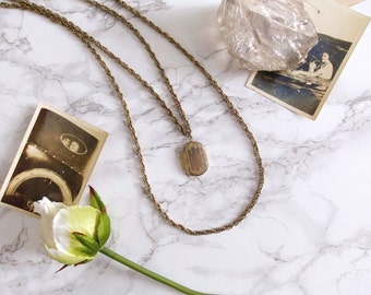 Vintage Goldette Locket Necklace