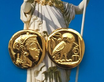 Greek Mythology, Percy Jackson Fans, "Mark of Athena", Athena & Her Owl, (12-G)