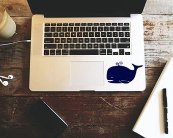 Whale Sticker, Whale Decal, Small decals, Whale vinyl decal, Whale car window Decal sticker, Whale party decor, Beach decor, nautical decals