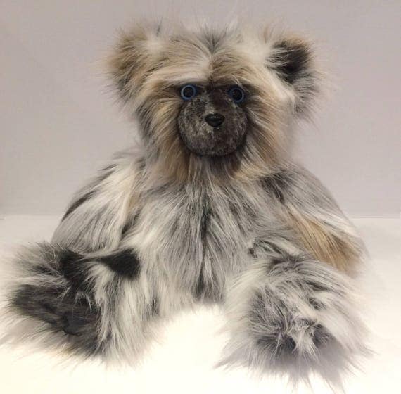 fox fur teddy bear