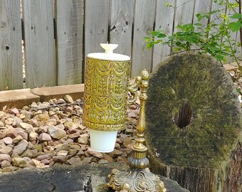 Brass Gold Tone Ornate Dixie Cup Holder