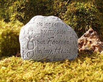 Cat Memorial Stone,Memorial Marker,Angel Cat Memorial,Pet Memorial Stone,Grave Marker