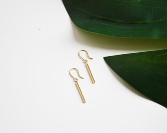Boucles MELETE // dorées à l'or fin