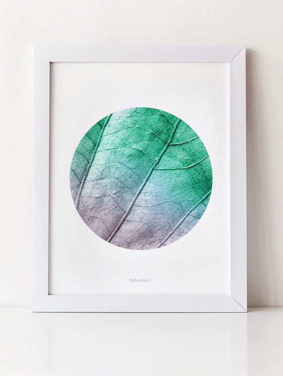 Mint print Pastel wall decor 8x10 wall art Mint green and