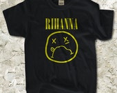 rihanna nirvana t shirt
