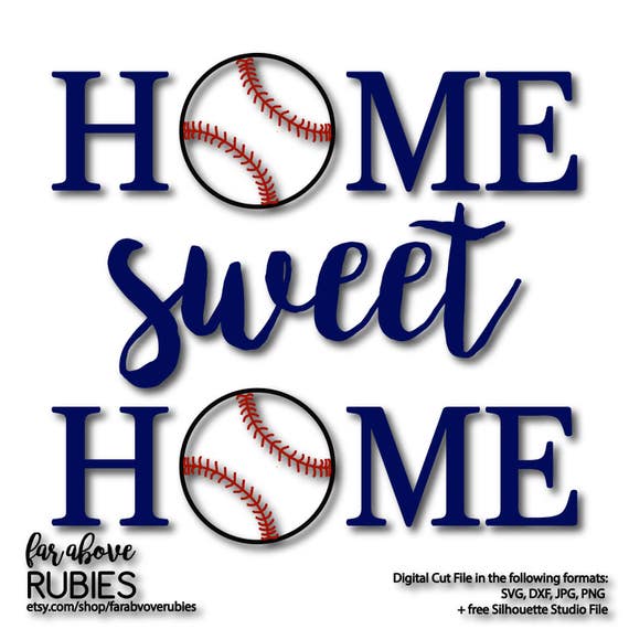 Download Home Sweet Home Baseball Softball Tee Ball SVG DXF png