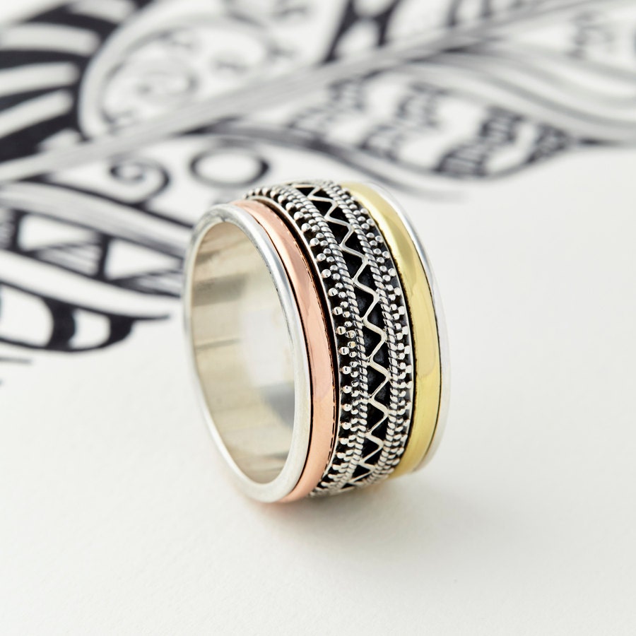 Spinner Rings Worry RingsSpinning Rings Men's Rings