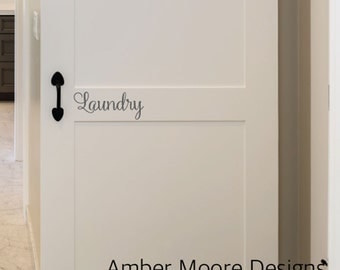 Laundry Decal - Laundry Room Decor - Laundry Room Decal - Laundry Room - Laundry Room Door Decal - Door Decal - Laundry Room Sign