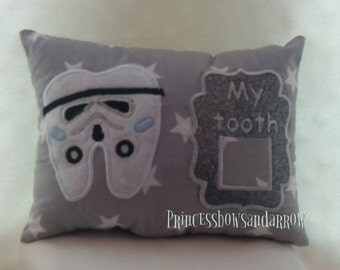 Tooth fairy pillow. Storm trooper