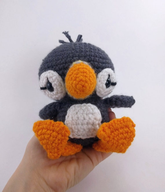 PATTERN: Crochet puffin pattern amigurumi puffin crocheted