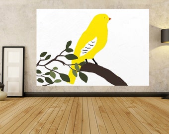 Yellow Bird Painting 