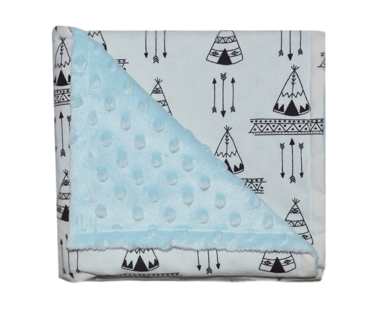Teepee Blanket Minky Baby Blanket Baby Bedding Boy