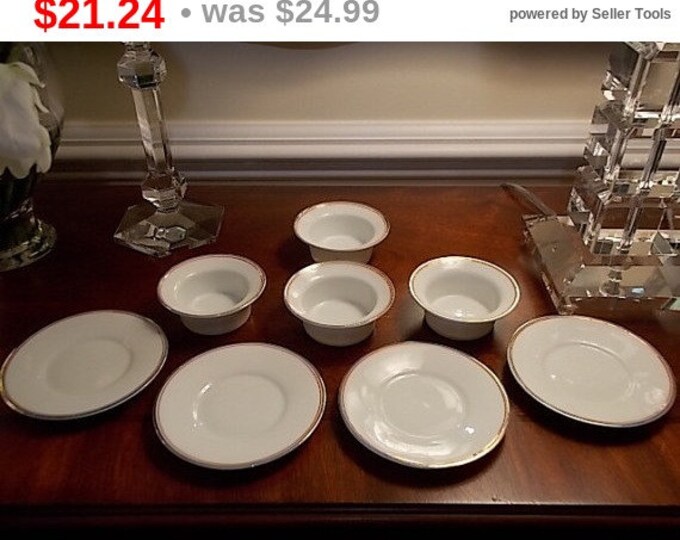 China Bowls with Platters