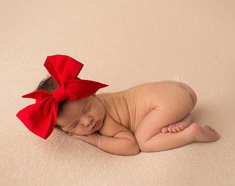 KETCHUP Gorgeous Wrap- headwrap; fabric head wrap; red head wrap; boho; newborn headband; baby headband; toddler headband