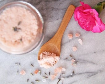 Lavender + Jasmine Himalayan Body Polish | Himalayan Salt Scrub | Lavender Body Scrub | Jasmine Body Scrub | All Natural Body Scrub