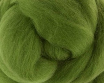 Leaf Merino Tussah Silk Combed Top Wool One Ounce for Felting and Spinning