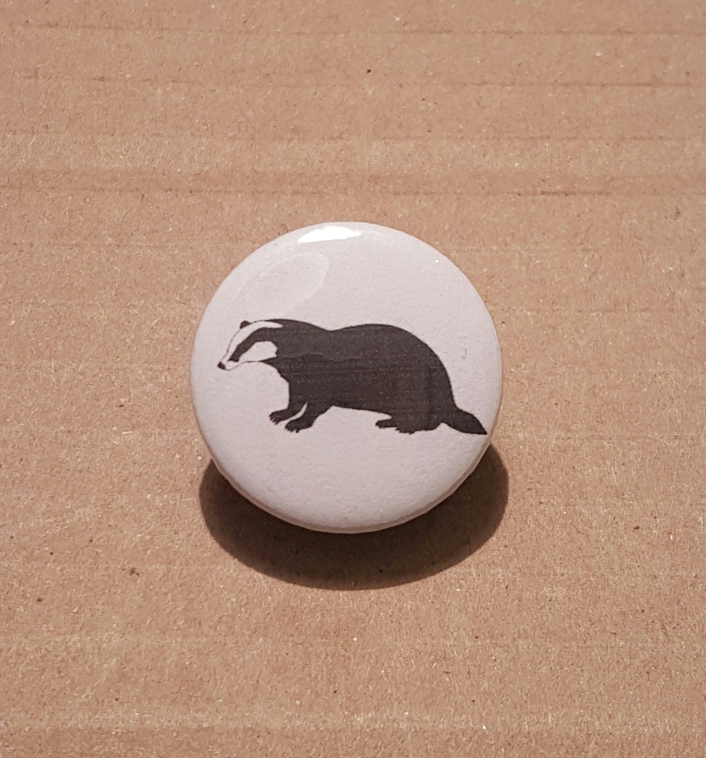 Badger Badge Badger Pin Badger Button Animal Badge