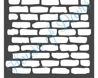 Bricks Stencil - 12x12