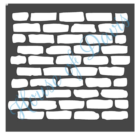 Bricks Stencil 12x12