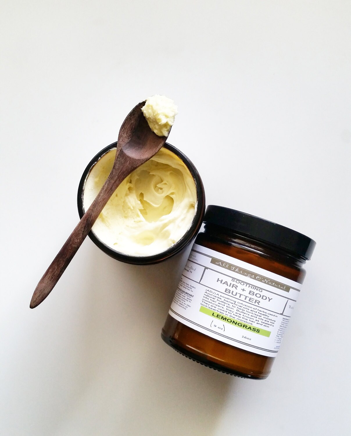 Nourishing HAIR BODY BUTTER Vegan Organic Ingredients