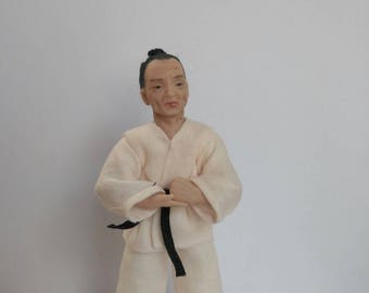 Ooak doll for dollhouse 1:12 charakter doll Art doll