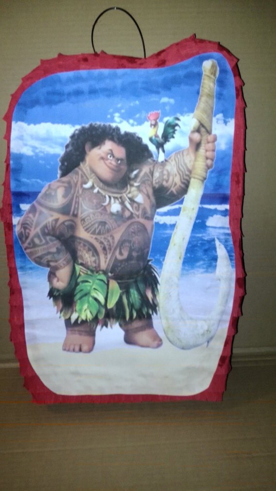 Moana piñata regalo de cumpleaños de Maui