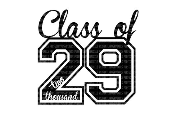 Class of 2029 SVG Printable Clipart Graduation Cut File