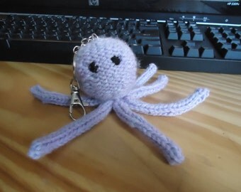 plush octopus keyring