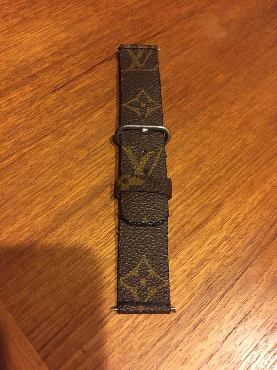Items similar to Repurposed louis vuitton apple watch straps on Etsy