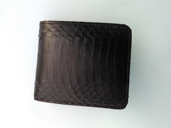 Snakeskin Leather Wallets For Men Snake Skin Wallet by ozoneshop
