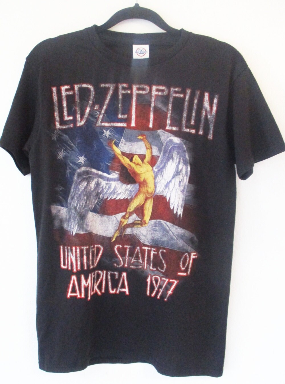 Led Zeppelin United States Of America 1977 American Flag