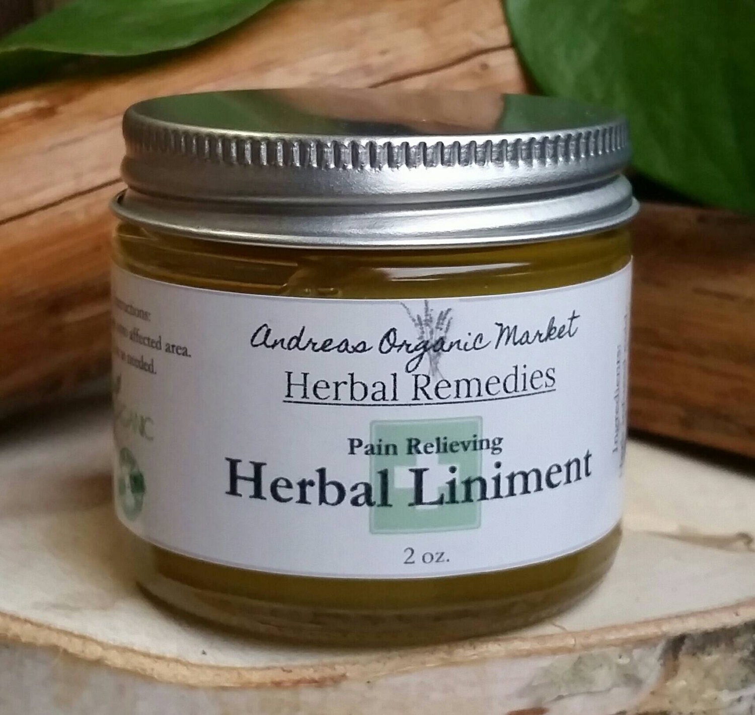 Organic Pain Relieving Herbal Liniment Sore Muscle Balm Pain