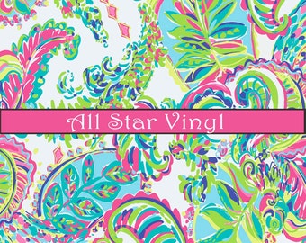 lilly pulitzer inspired heat transfer vinyl