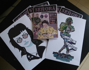 Fanzine Mrs., talk about feminism. Miss, Talk about feminisms Feminism feminist zine illustration