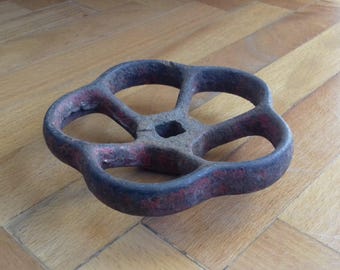 Big Vintage Faucet Knob- made of cast iron