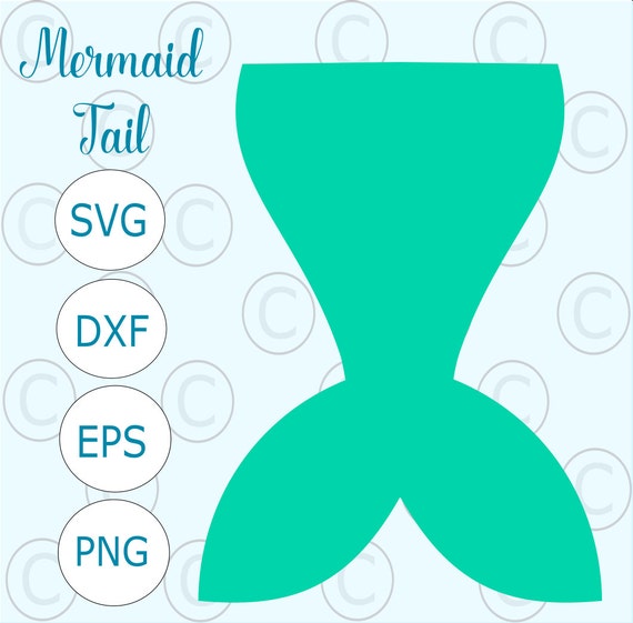 Download Mermaid Tail SVG Cut File, Simple Mermaid Tail Silhouette ...
