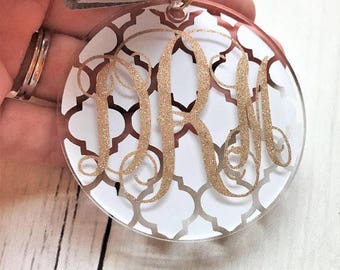 Monogram Keychain