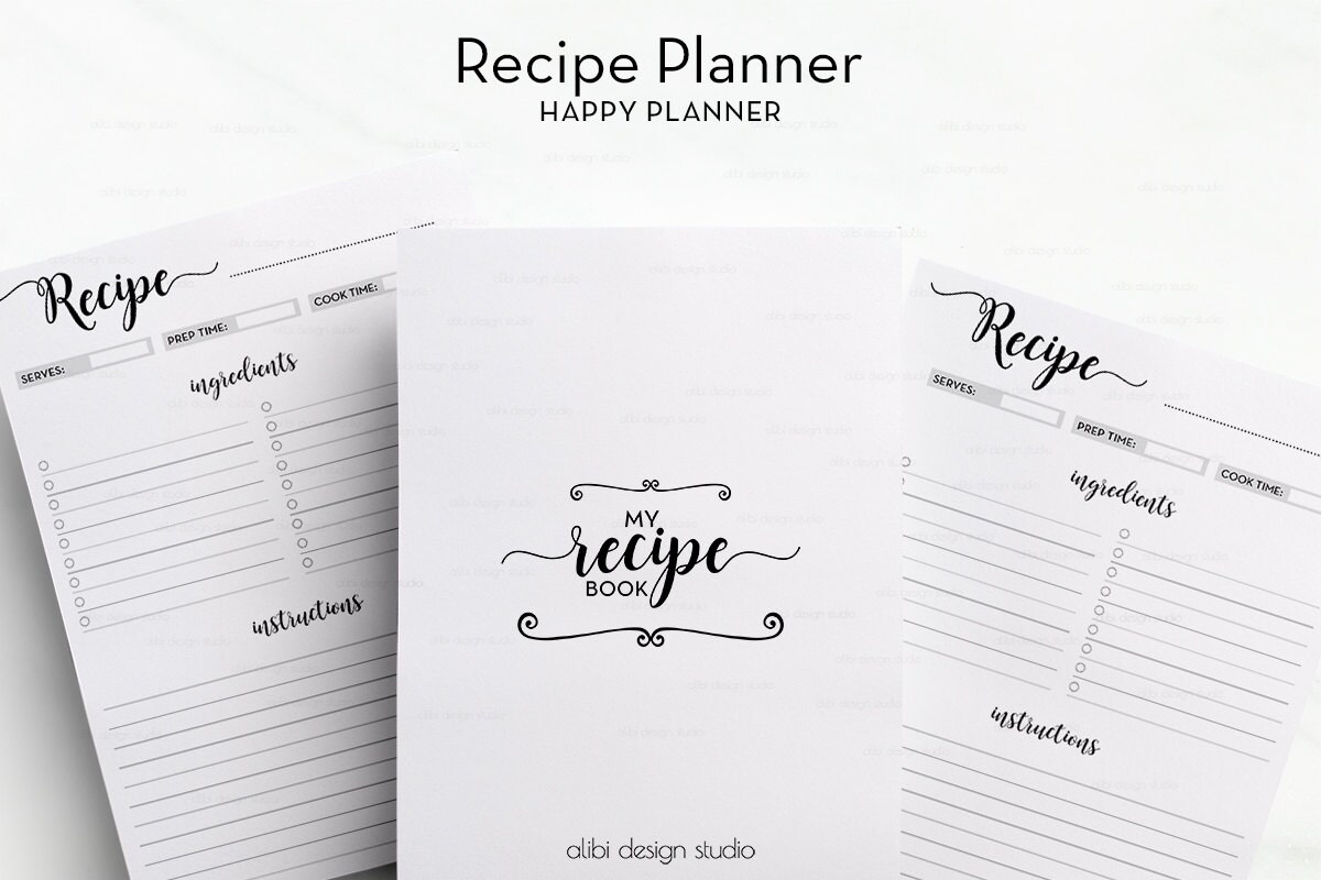 It's just a graphic of Influential Happy Planner Recipe Printable It's just a picture of Influential Happy Planner Recipe Printable