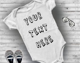 Baby onesie custom, Personalized baby bodysuit, Unique baby gift, Newborn baby clothes, Infant girl, Cute baby sayings, summer baby clothes
