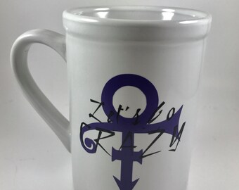 Prince Mug // Purple Rain // Prince Symbol // Let's Go Crazy // Prince // Prince Gifts // Prince Lover // Custom Mug // Custom Gifts