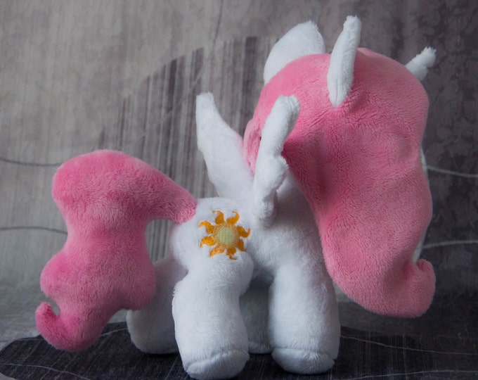 Plushie Princess Celestia filly Tia Custom Plush handmade my little pony friendship is magic alicorn toy