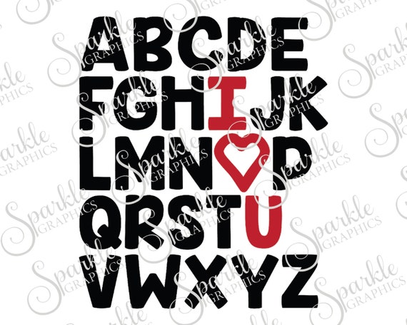 Download I Heart You Cut File Heart Valentines Day SVG Valentine ...