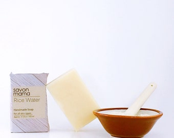 Savon Mama Rice Water Soap, traditional Asian beauty secrets, softens and tones skin, age spots, extra gentle, soothes dull skin
